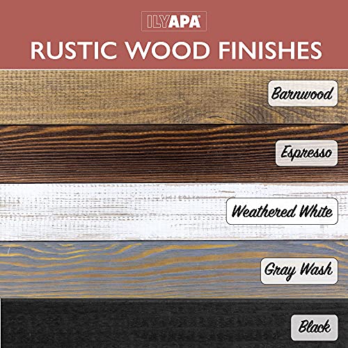 White Rustic Wood Window Frame Wall Decor - 18x22 Inch, 6 Pane - Weathered Finish
