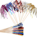 120pcs Firework Cocktail Picks - Purple, Red, Blue, Silver, Gold for Parties