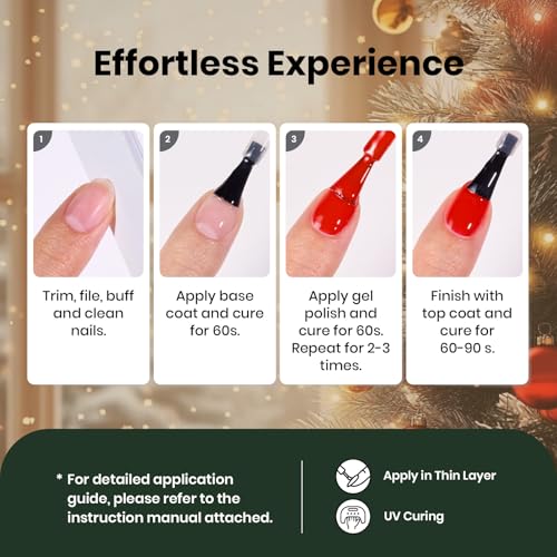 Beetles Red Glitter Gel Nail Polish - Wine Red Shimmer with Flakie Variation C - 0.5Oz