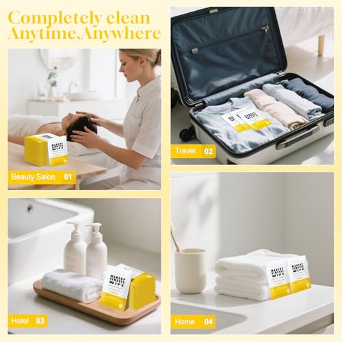200 Pack Makeup Remover Wipes - Gentle Face Cleansing & Travel-Friendly