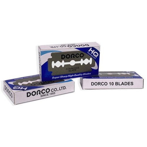 DORCO ST300 Platinum Double Edge Razor Blades | 100 Blades (1 Box)