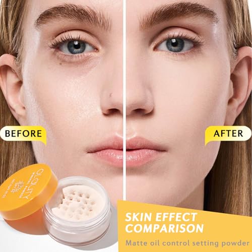Mineral Powder Sunscreen Face & Scalp SPF 30 - Translucent Setting Powder, Oil Control, Travel Size