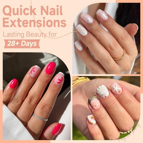 C-XS Square Extra Short Gel Nail Tips Full Cover - 120Pcs