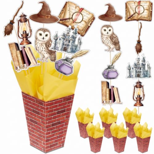 Wizard Party Centerpieces Set for Birthday Halloween Event - 84 Pieces