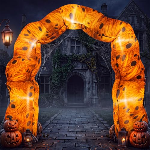 Halloween Inflatable Archway Decoration 8ft Twisted Souls Outdoor Party Decor