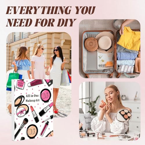 Full Makeup Kit for Teens Women Beginners with Eyeshadow, Foundation, Lip Gloss
