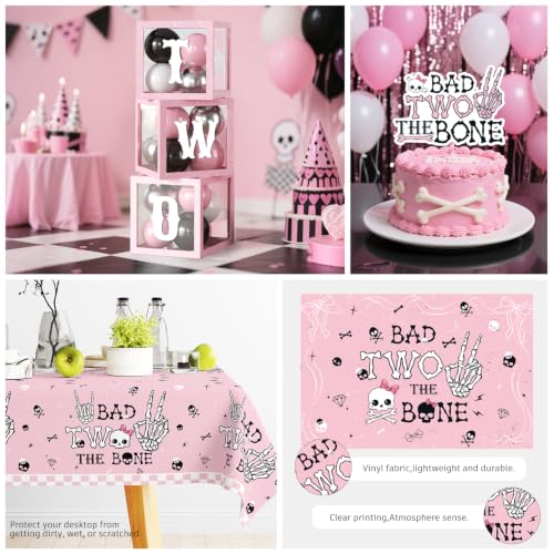 Bad Two The Bone Girl 2nd Birthday Party Decorations Set - Serves 20