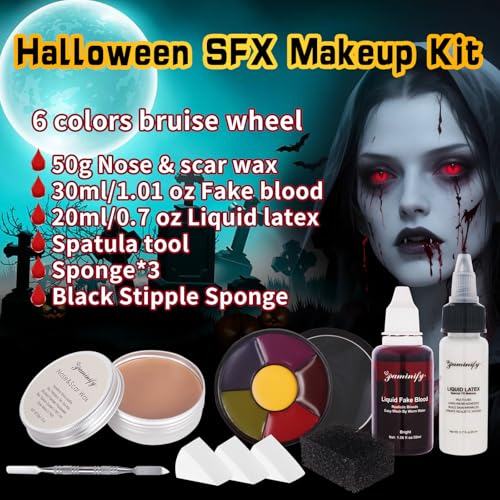 Bruise Wheel Makeup Kit for Special Effects Halloween SFX Fake Injury