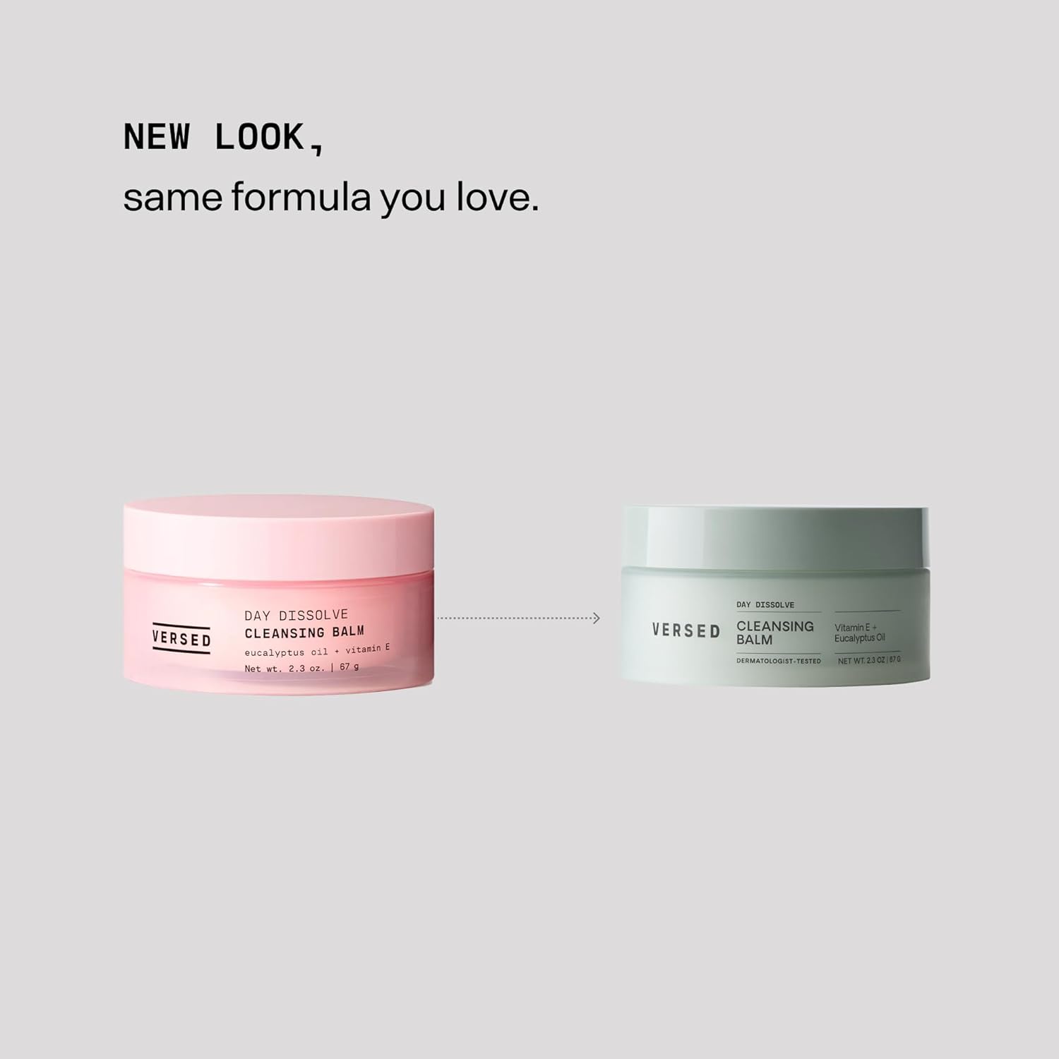 Versed Cleansing Balm - Day Dissolve Formula for Effortless Makeup Removal | 3.5 oz
