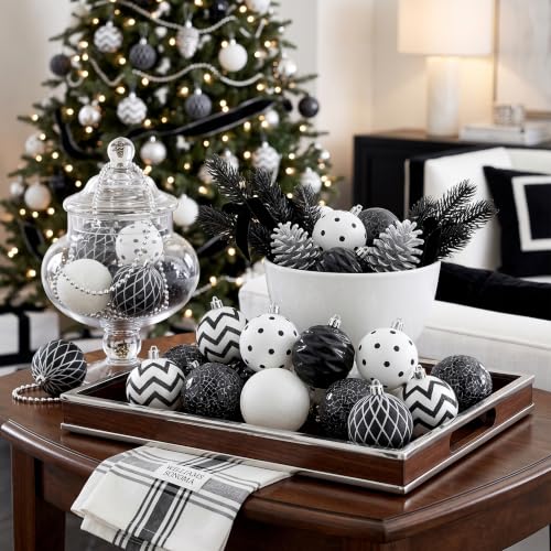 Valery Madelyn Christmas Ball Ornaments Set - 30pcs 2.4 Inch Large Tree Decorations