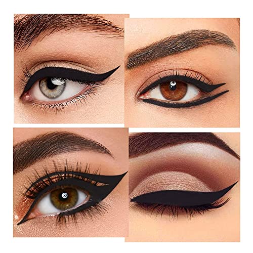 Black Eyeliner Pencil Set - Waterproof Gel Eyeliner & Eye Makeup Kit - 2 Pack