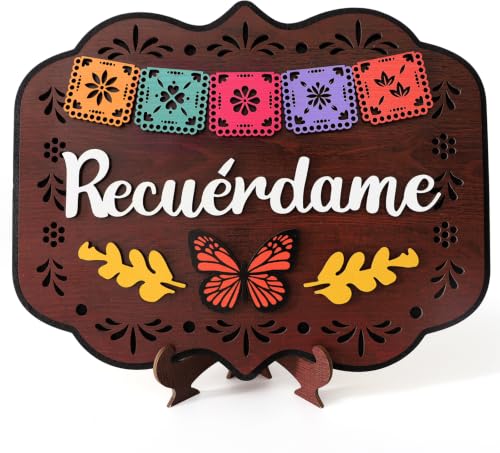 Day of the Dead Skeleton Wooden Table Centerpiece Sign - Dancing Skeleton Variation