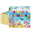 Hot Ghoul Summer Halloween Party Napkins - 50 Pcs, 6.5" Disposable Beach & Halloween Decor