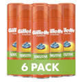 Gillette Fusion5 Ultra Sensitive Shave Gel 7oz Pack of 6 - Sensitive Skin Protection