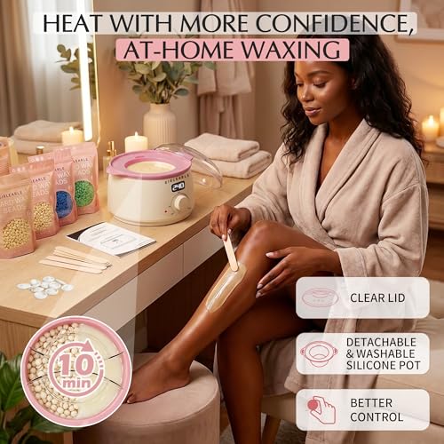 Digital Waxing Kit for Women & Men - White Chocolate Variant, Hair Removal