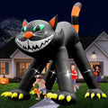 14FT Giant Halloween Inflatable Black Cat with LED Lights - Outdoor Yard Decoration, Indoor Party Supplies - Variation of THIS listing