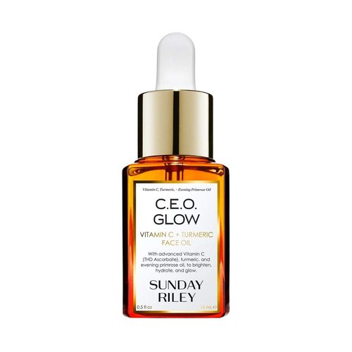 Sunday Riley C.E.O. Glow Face Oil - Vitamin C & Turmeric for Radiant Skin, 1 oz
