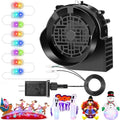 Colorful Large Inflatable Air Blower Fan Kit with 8 LED Lights - 1.5A