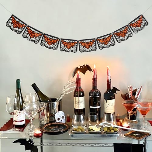 Halloween Bat Banner Party Decorations for Spooky Festive Events