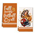 Pumpkin Fall Kitchen Towels Set of 2 - Orange Decorative Dish Towels