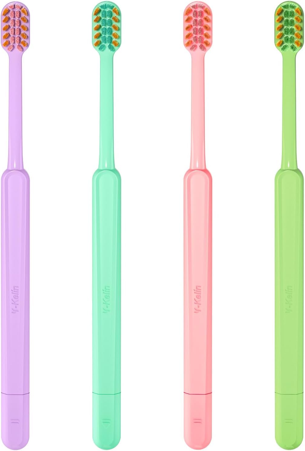 Y-Kelin 2IN1 Orthodontic Braces Toothbrush with interdental Brush