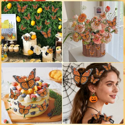 3D Monarch Butterfly Wall Decor Halloween Butterfly Decorations - Variation 24