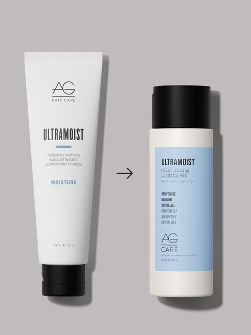 AG Care Ultramoist Conditioner - Deeply Hydrating Formula for Soft, Manageable Hair | 8 Fl Oz