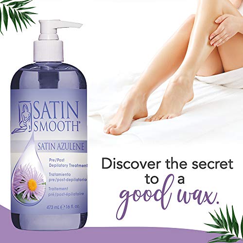 Pre & Post Waxing Care Solution - Azulene 16 oz - Satin Smooth