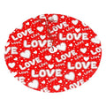 Valentine's Day Tree Skirt 36 Inch Black Christmas Tree Decoration