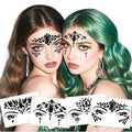 Black Tears Face Jewels Tattoo Body Gems Stickers - Variation BLA
