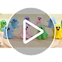 Halloween Mini Resin Ghost Figurines Set - Pastel Tiny Decor Collectibles