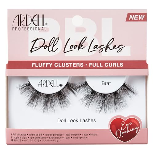 Ardell Doll Look Lashes Brat Style - Fluffy Full Curl False Eyelashes 1 Pack