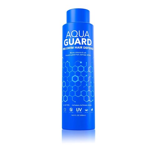 AQUA GUARD Pre-Swim Hair Defense - Prevent Chlorine Damage & Soften Hair | Family Size 16.9 oz