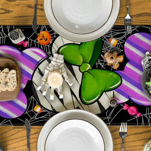 Halloween Table Runner 13x108 Inch Spooky Home Party Decor - Variation of THIS listing