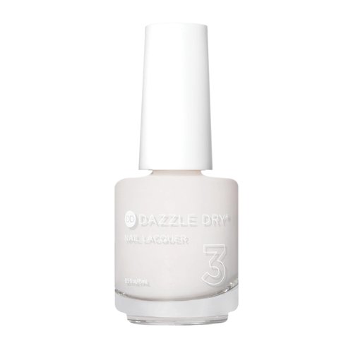 Dazzle Dry Nail Lacquer (Step 3) - At First Blush - A pale, subtle off-white. Full coverage cream. (0.5 fl oz)