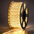 33ft 240 LED Rope Lights Outdoor Indoor Waterproof with Connectable 8 Modes - Warm White Variation