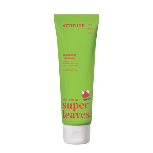 ATTITUDE Natural Conditioner for Kids - Hypoallergenic & Vegan | Watermelon & Coco, 8 Fl Oz