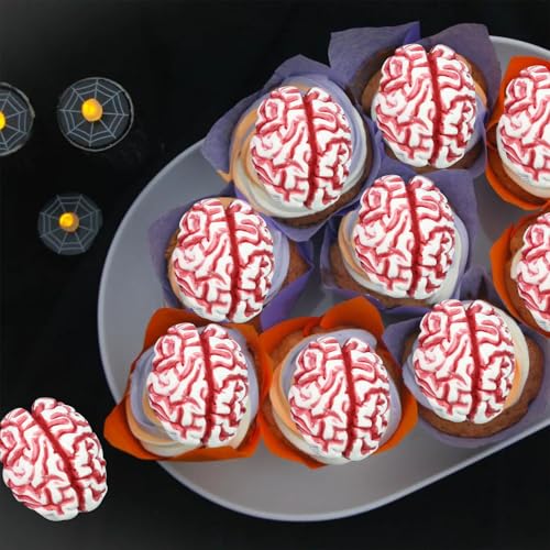 Halloween Brain Shaped Silicone Mold for Cake Decoration & Crafts - Variation CRR-87