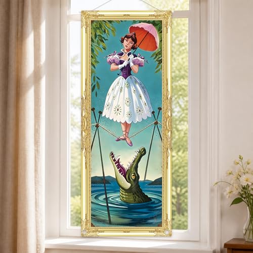 Halloween Decorations 4-Pack Haunted House Spooky Gothic Banner Set