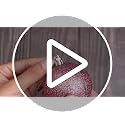 Pink Green Christmas Tree Ornaments Set - Shatterproof 2.4 Inch Xmas Balls
