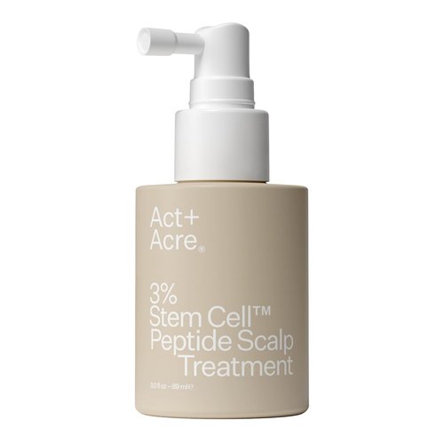 Act+ Acre Cold Processed Stem Cell Peptide Treatment - Boost Hair Density with Grape Stem Cells & Peptides | 3 Fl Oz