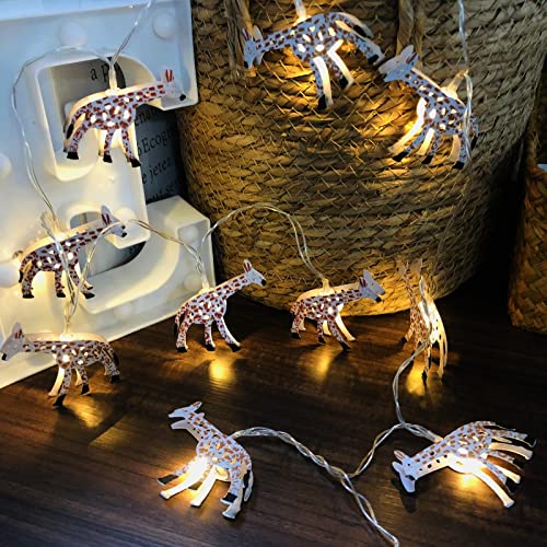 3m Giraffe LED String Lights Fairy Decorative Lights for Kids Room & Outdoors - Variation of Giraffe