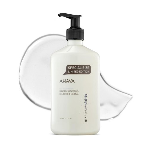 AHAVA Dead Sea Water Shower Gel - Revitalizing Mineral Formula for Refreshing Cleanse