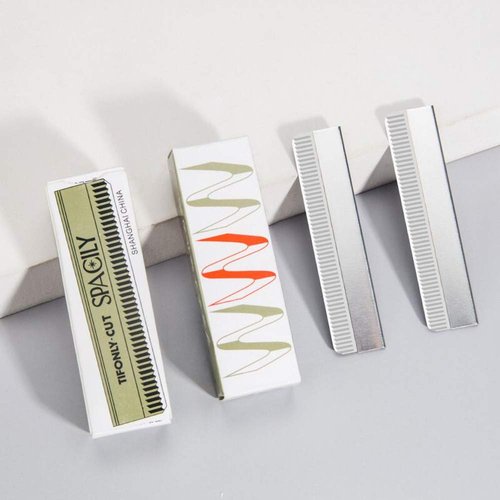 Sansheng 100pcs Safety Razor Blades, Single Edge Barber Razor for Men and Women