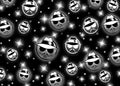 8x6FT Black Glitter Backdrop for Photography and Party Decor - Early 2000s Style - Kids Birthday, Cholo Theme Banner