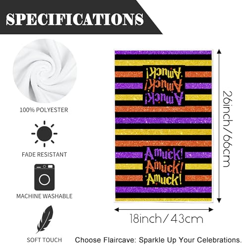 Halloween Kitchen Towels 18x26 Inch Hocus Pocus Home Party Decor