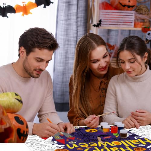 Halloween Coloring Poster Giant Tablecloth Sheets - Kids Party Craft & Activity Variation of THIS listing