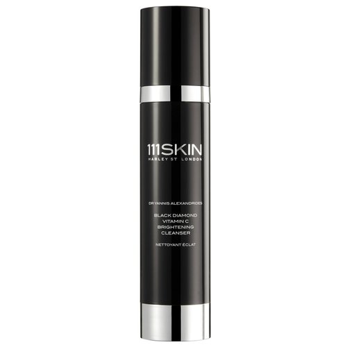 111SKIN Black Diamond Vitamin C Cleanser Face Wash for All Skin Types, Foaming Facial Cleanser with Peptidic Microalgae Complex for Dull Uneven Skin Tone & Dark Spots 3.4 fl oz