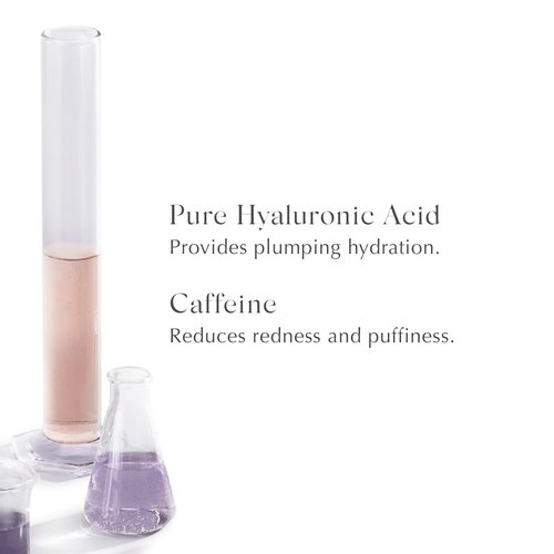 Exuviance Pick-Me-Up Plumping Mask - Pure Hyaluronic Acid & Caffeine for Instant Hydration | 0.7 oz Sheet Mask