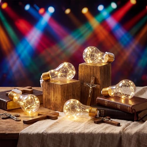 Halloween Light Bulb Party Favors - 12 Pack Decorative String Lights